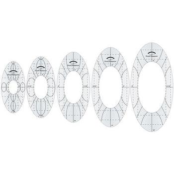 Amanda Murphy ¼" Every Oval Templates Pack of 5