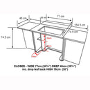 Horn Gemini Long Lift Sewing Cabinet