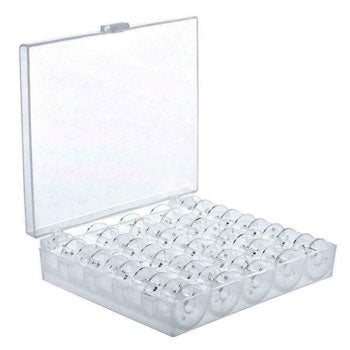 Hemline Bobbin Box for 25 Standard Metal or Plastic Bobbins