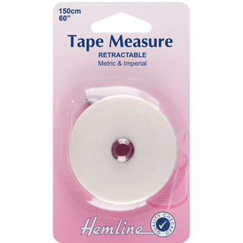 Hemline Spring Tape Measure  60" 150cm