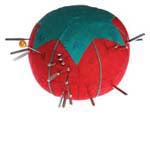 Tomato Pin Cushion with Sharpener