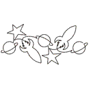 Quilting Creations Stencil 5" Blast Off | Quilting Stencils