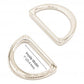 ByAnnie D Rings 1" Pack of 2