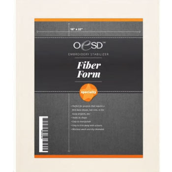 OESD Fiber Form Craft Interfacing Sheet 18" x 22" Pack of 1