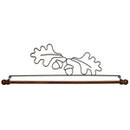Ackfeld 16" Acorn & Oakleaf Wire Hanger & Decorative Dowel