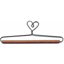 Ackfeld 6" Heart Flat Top Hanger with ¼"  Dowel