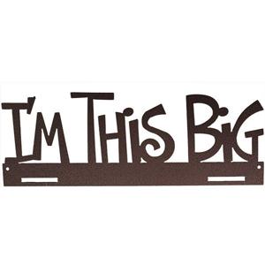 Ackfeld 14"  I'm This Big  Hanger Copper Finish