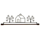 Ackfeld 22" Wire Hanger House & Tree & Decorative Dowel