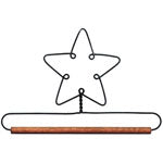 Ackfeld 7½" Star Wire Hanger With ¼" Dowel