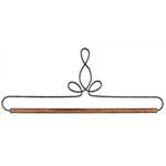 Ackfeld 12" Heirloom Fabric Holder With Â¼" Dowel