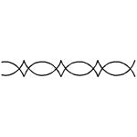 Quilting Creations Stencil 1" Slim Dart