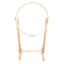 English Wooden Quilting Hoops Floor Standing