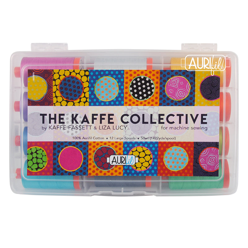 Aurifil The Kaffe Collective by Kaffe Fassett & Liza Lucy Thread Collection 50wt