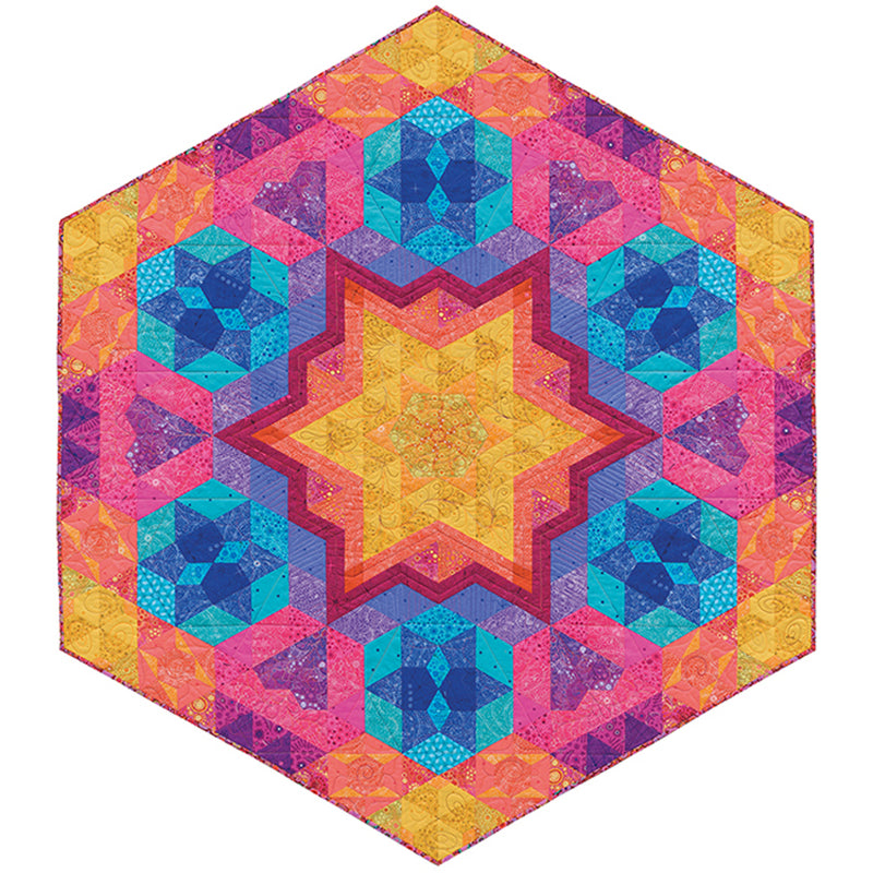 The New Hexagon 52 Blocks to English Piece by Katja Marek