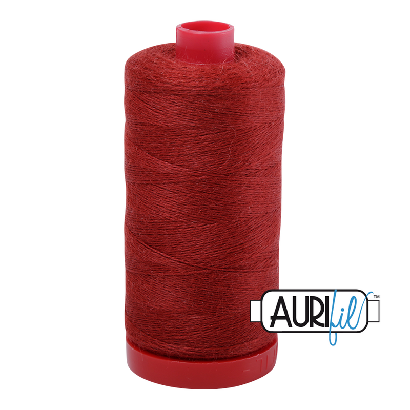 Aurifil Lana Wool 12/2 325m Burnt Crimson 8264