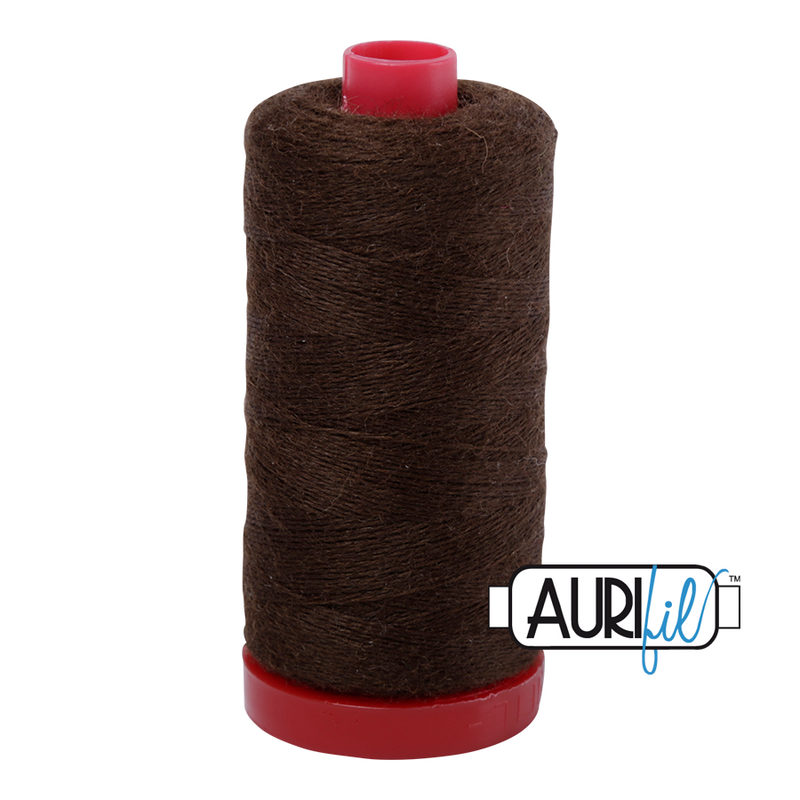 Aurifil Lana Wool 12/2 325m Dark Chocolate  8361