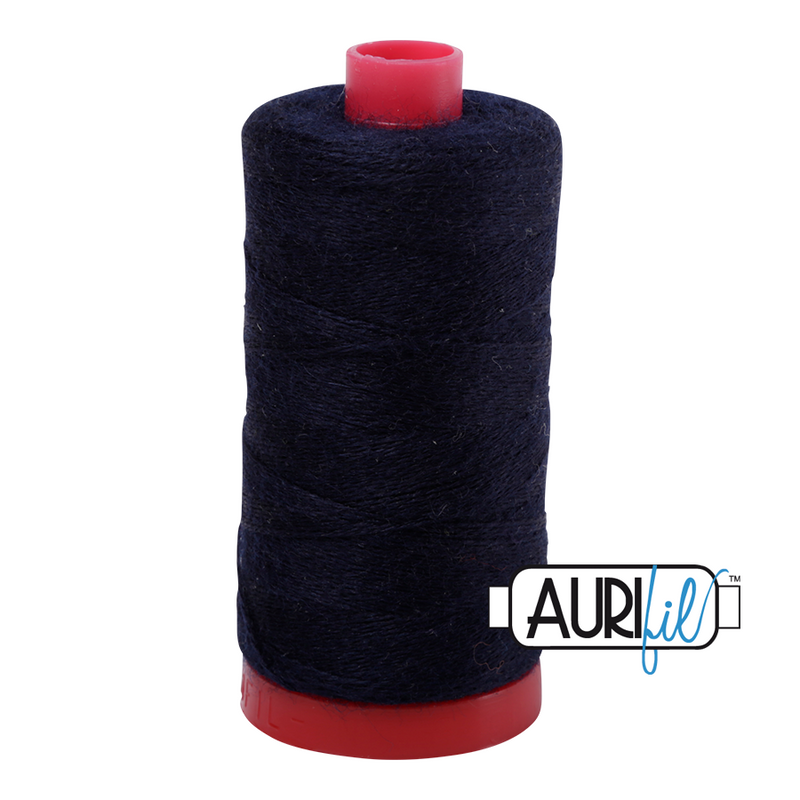 Aurifil Lana Wool 12/2 325m Blue Black 8785