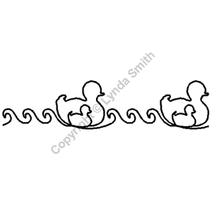 Quilting Creations Stencil 3" Duckies | Quilting Stencils