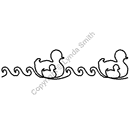 Quilting Creations Stencil 3" Duckies | Quilting Stencils