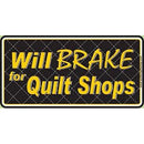 Quilters Licence Plates