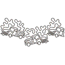 Quilting Creations Stencil 6" Thunder Road Border | Quilting Stencils