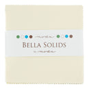 Moda Charm Squares Bella Solids Snow 11
