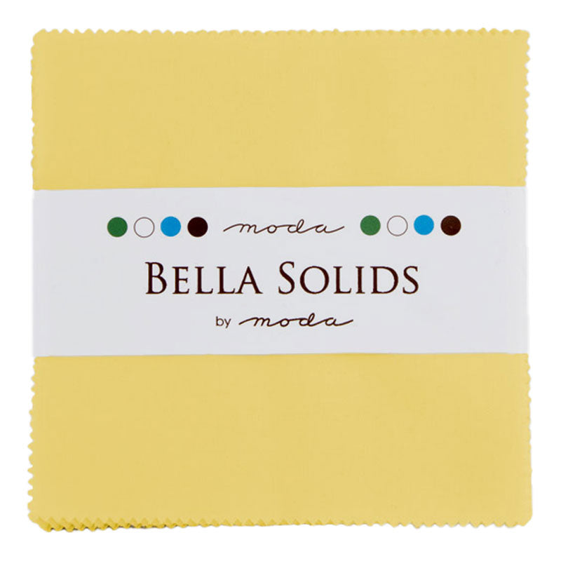 Moda Charm Squares Bella Solids 30's Yellow 23