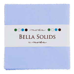 Moda Charm Squares Bella Solids Baby Blue 32