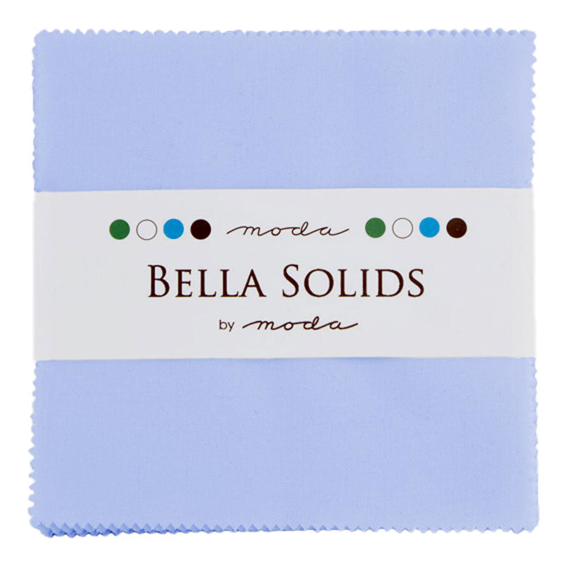Moda Charm Squares Bella Solids Baby Blue 32