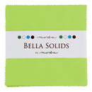 Moda Charm Squares Bella Solids Lime 75 42 Squares 5"