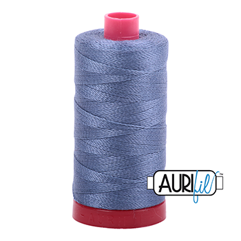 Aurifil Thread 12/2 325m Dark Grey Blue 1248