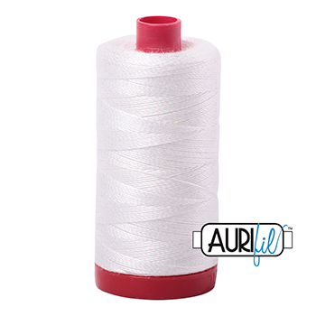 Aurifil Thread 12/2 325m Natural White 2021
