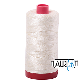 Aurifil Thread 12/2 325m Chalk 2026