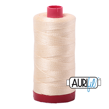 Aurifil Thread 12/2 325m Butter 2123