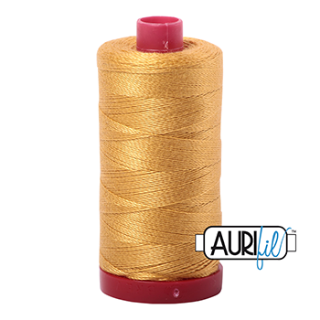 Aurifil Thread 12/2 325m Tarnished Gold 2132