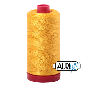 Aurifil Thread 12/2 325m Yellow 2135