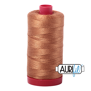 Aurifil Thread 12/2 325m Light Cinnamon 2335