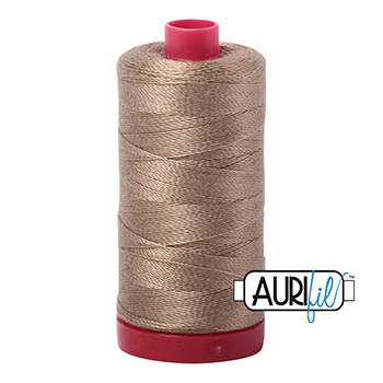Aurifil Thread 12/2 325m Sandstone 2370