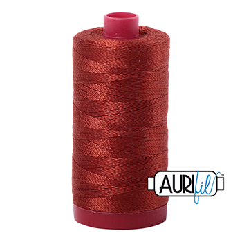 Aurifil Thread 12/2 325m Terracotta 2385