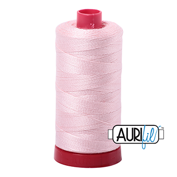 Aurifil Thread 12/2 325m Pale Pink 2410