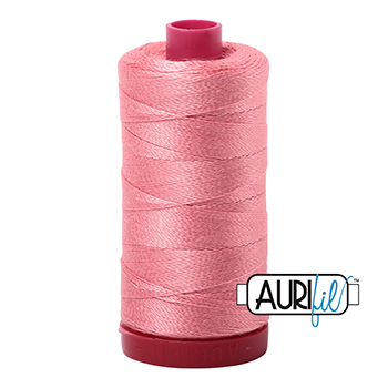 Aurifil Thread 12/2 325m Peachy Pink 2435
