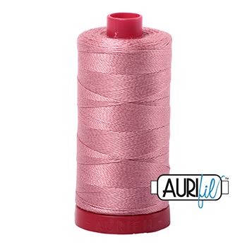 Aurifil Thread 12/2 325m Victorian Rose 2445