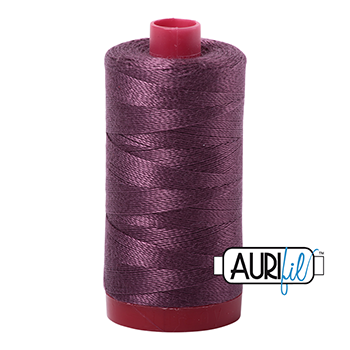 Aurifil Thread 12/2 325m Mulberry 2568