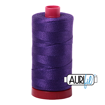 Aurifil Thread 12/2 325m Dark Violet 2582