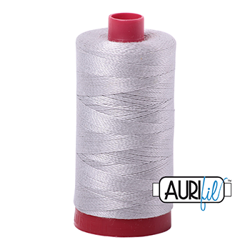 Aurifil Thread 12/2 325m Aluminium 2615