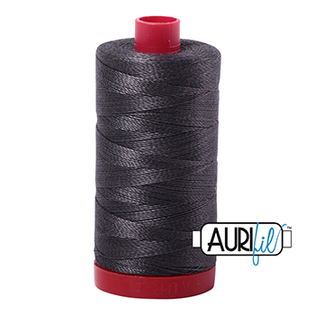 Aurifil Thread 12/2 325m Dark Pewter 2630