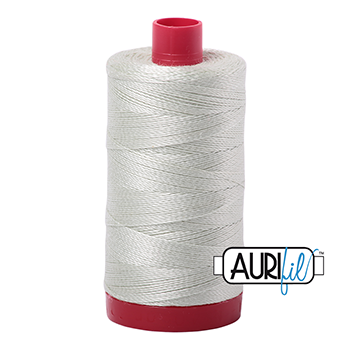 Aurifil Thread 12/2 325m Light Grey Green 2843