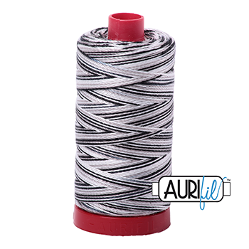 Aurifil Thread 12/2 325m Varigated Licorice Twist 4652