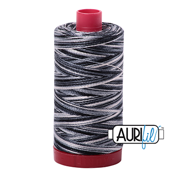 Aurifil Thread 12/2 325m Varigated Graphite 4665