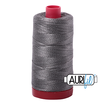 Aurifil Thread 12/2 325m Grey Smoke 5004
